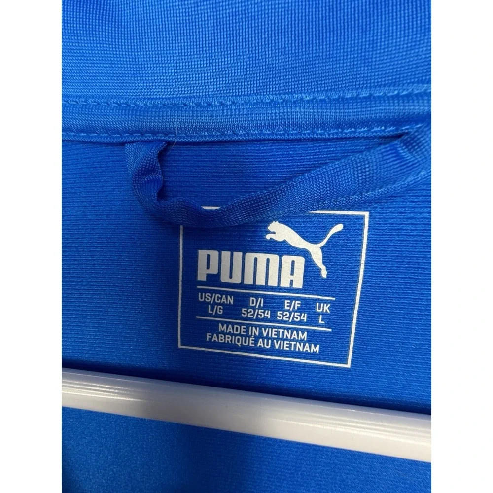 Puma La liga Men's Large Soccer Track Jacket Blue